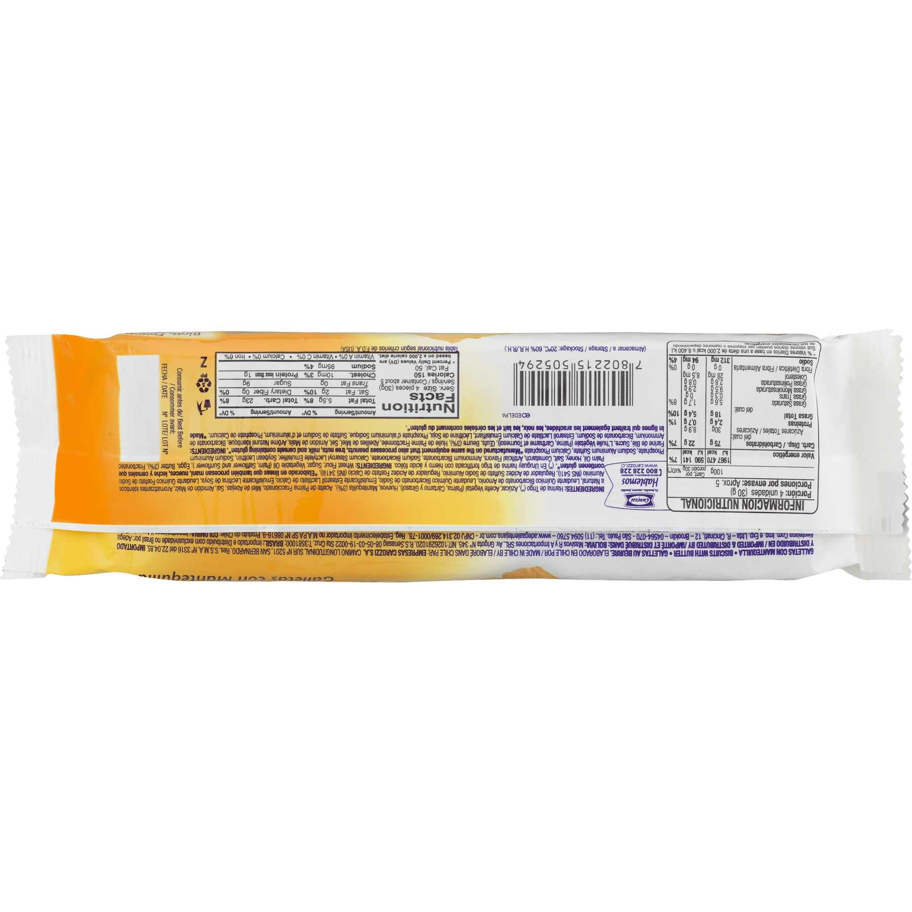 Costa, Butter Biscuits/Galletas de Mantequilla, 4.9 oz/140gr
