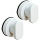 thumbnail image 1 of Manijas con ventosa de 2 piezas para vidrio, cajones, gabinetes, refrigeradores y puertas - Manijas portátiles y móviles con ventosas fuertes para baños - Blanco, 1 of 5