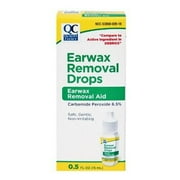 Angle View: Quality Choice Earwax Removal Drops, 0.5 fl.oz