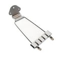 thumbnail image 1 of Guitar Trapeze Tailpiece, Silver Burr Free 4 String Guitar Talipiece High Hardness Easy Installation  For Replacement, 1 of 8