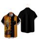 thumbnail image 1 of Camisas para hombre, para acampar, pescar, informales, con estampado 3D, camisas de moda para hombre, camisas hawaianas de manga corta con un solo pecho, para playa, 1 of 6