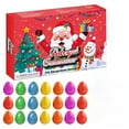 thumbnail image 2 of FEOLGEHLY Christmas Advent Calendar 2025, Xmas 24 Days Countdown Calendar Christmas Holiday Gift for Kids, 24 Dinosaur Eggs Toys with Different Dinosaurs, Dinosaur Toys for Kids 3-5-7, 2 of 4