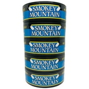Smokey Mountain Herbal Snuff - Tobacco & Nicotine Free - 5 Cans -Arctic Mint POUCH