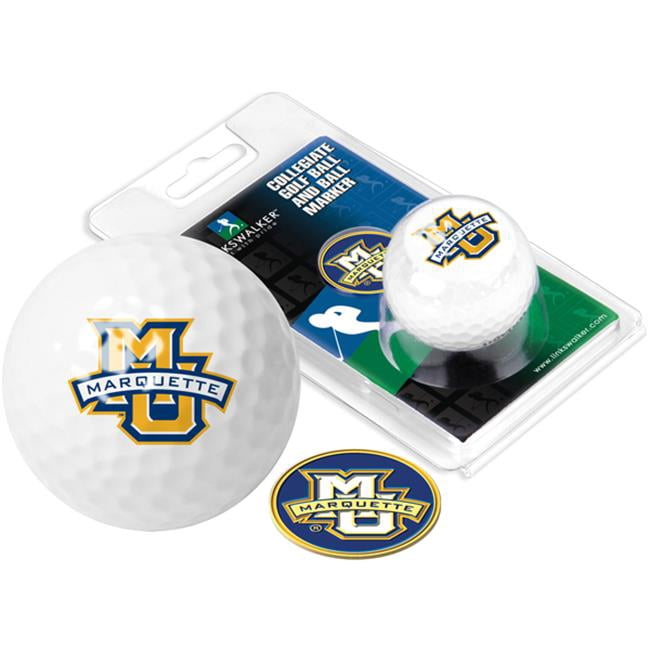 LinksWalker Marquette Golden Eagles Golf Balls, 1 Pack