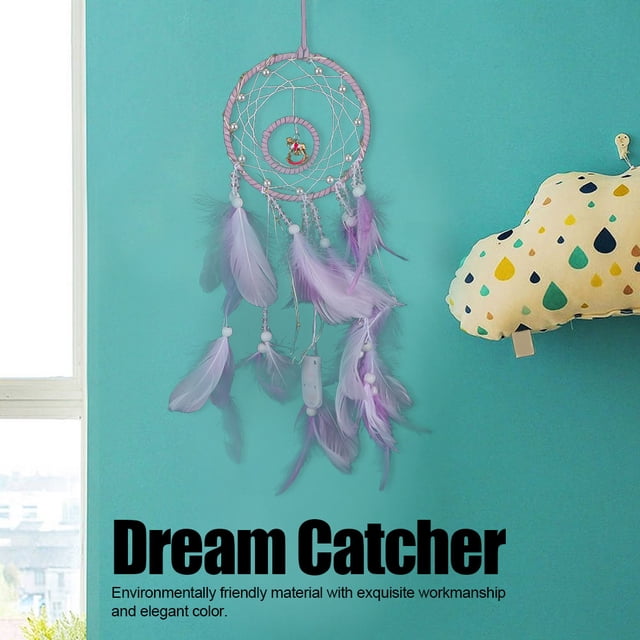 Decoración colgante, hermoso atrapasueños de plumas, regalo de cumpleaños, adorno colgante, características de vanguardia