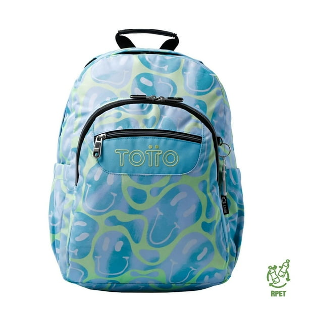 Totto Mochila Escolar Ergonómica Repelente A Líquidos 20 Lt Con Porta Laptop 14 Acuarela Mochila Par multicolor G