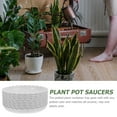 thumbnail image 2 of FUEENIRVA Round PP Plant Saucers for Indoor Pots, White, Thick and Sturdy, No Fading, 2 of 6