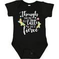 thumbnail image 3 of Inktastic Though She Be but Little She is Fierce Shakespeare Girls Baby Bodysuit, 3 of 5