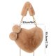 thumbnail image 3 of Bolso bandolera, monedero de moda en forma de corazón, bolso de hombro con cadena, cierre de cremallera, monedero de imitación suave, forro sintético, portátil, plegable, ideal para la, 3 of 9
