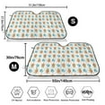 thumbnail image 3 of Balery Sea Turtle Print Car Windshield Sun Shade,Windshield Sunshade for Car Pickup Truck SUV Accessories-Medium, 3 of 7