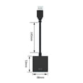 thumbnail image 3 of USB to HDMI Adapter, USB 3.0/2.0 to HDMI Video Audio Adapter, 1080P HD Video Graphics Cable Converter for PC Laptop HDTV TV Compatible with Windows XP/7/8/8.1/10 - Black, 3 of 5
