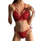 thumbnail image 1 of Gibobby Conjuntos de bragas de encaje Lencería sexy para mujer, diseño de mujer con juego de lencería sexy(Vino, M), 1 of 5