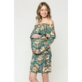 thumbnail image 2 of Tropical Floral Off The Shoulder Maternity Dress, 2 of 3