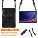 thumbnail image 2 of Funda resistente a caidas Teknet para Samsung Galaxy Tab S9+ plus 12.4 pulgadas con correa, 2 of 4