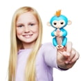 thumbnail image 5 of Fingerlings - Interactive Baby Monkey- Boris (Blue with Orange Hair) By WowWee, 5 of 9
