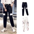 thumbnail image 2 of Pantalones de chándal casuales para mujer Pantalones deportivos de hip hop Jogger Dance Pantalones holgados Eigraketly AP00123-01, 2 of 7