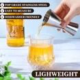 thumbnail image 3 of New Cocktail Bar Stainless Steel Jigger Double Spirit Measuring Cup For Home Bar Party Club Accessories Barware Tools B, 3 of 6