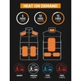 thumbnail image 5 of Orrnikko Heated Vest for Men with Stand Heated Collar 3XL, 5 of 7