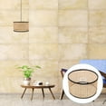 thumbnail image 1 of Lamp Shade Rattan Weaving Lamp Accessories Decorative Modern Style Natural Table Hexagon 25x15cm, 1 of 9