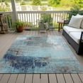thumbnail image 3 of Dalyn Rugs Machine Washable Indoor/Outdoor Chantille ACN2117 Teal 3' x 5' Rug, 3 of 9