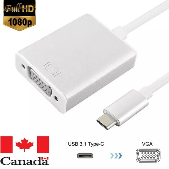 Multifunctional USB C To VGA Adapter Type C To VGA Adapter Converter