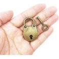 thumbnail image 3 of 4pcs Mix Color Vintage Antique Style Mini Bear Head Archaize Padlocks Key Lock with Keys (Bear Head), 3 of 4