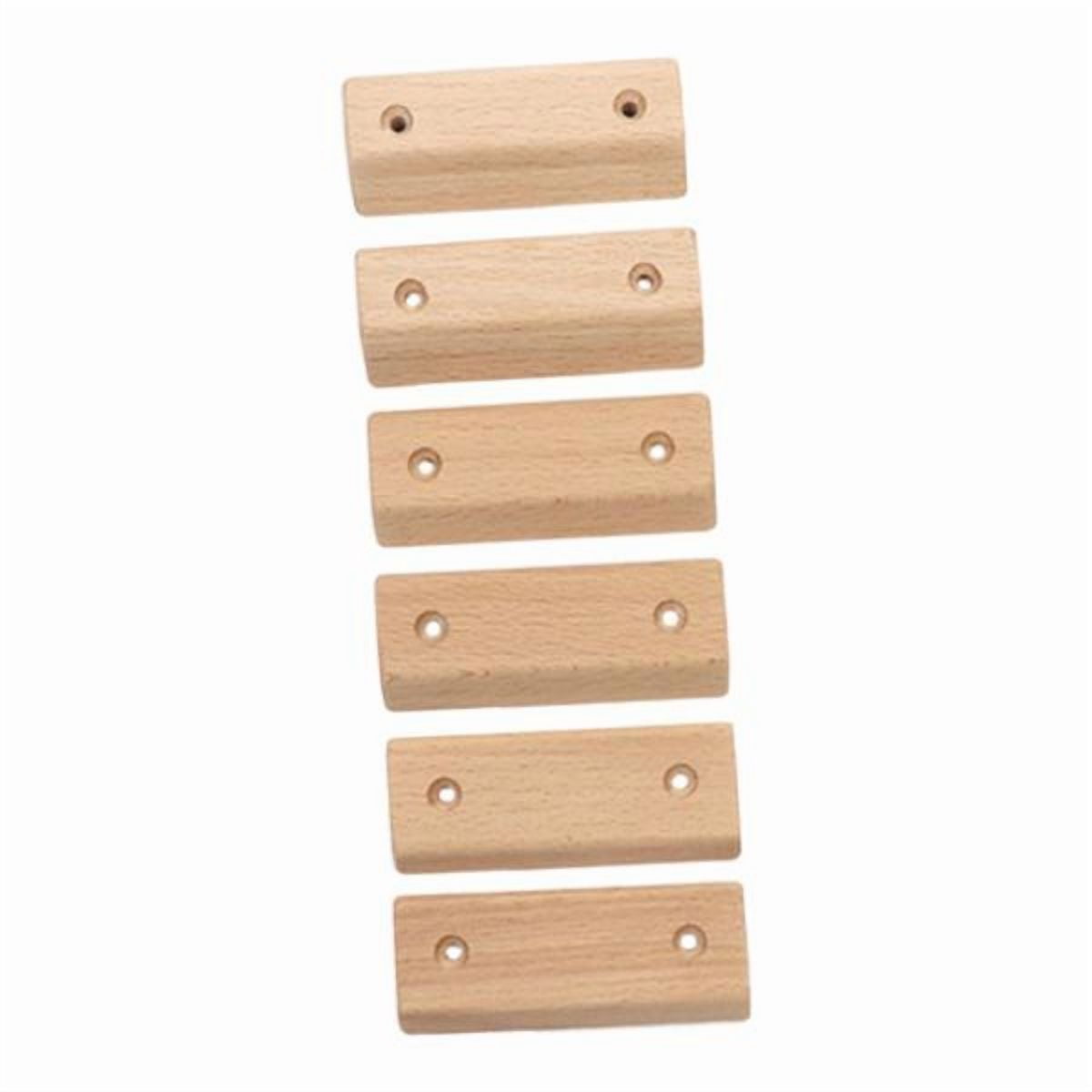 Climbing Holds Fingerboard Grip Strengthener Sturdy Wood Construction for Indoor Outdoor Workouts