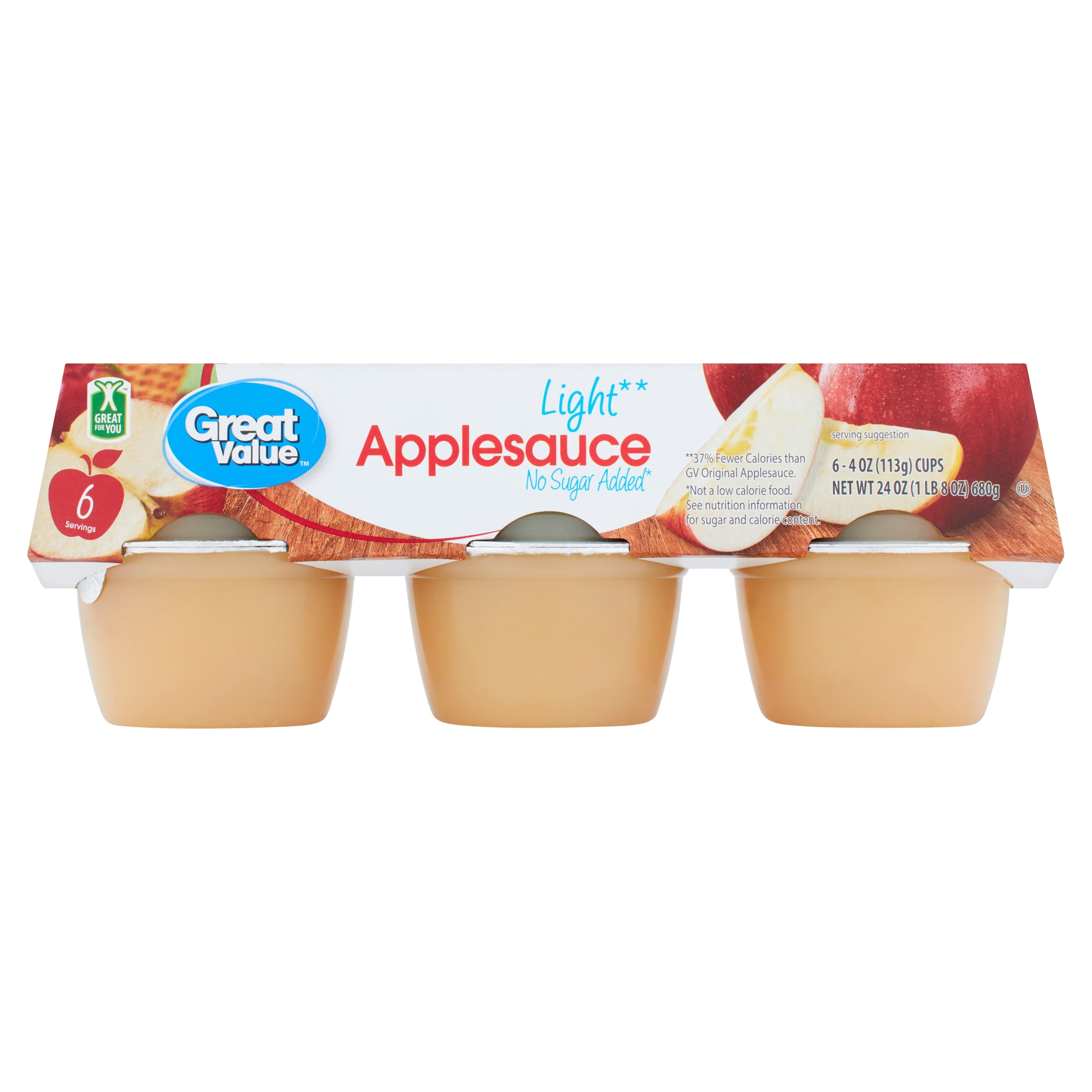Great Value Light Lesauce 4 Oz 6 Count