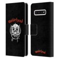 thumbnail image 1 of Head Case Designs Officially Licensed Motorhead Album Covers 1977 Leather Book Wallet Case Cover Compatible with Samsung Galaxy S10, 1 of 6
