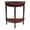 Cherry, variant on Beaumont Lane Traditional Demilune Console Table in Cherry Brown