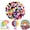 multicolor-A, variant on Naittoop 100 Pieces 2.5 cm Pompoms,Small Mini Pom Poms Ball for DIY Art Craft Supplies and Festival Decor Multicolor