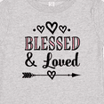 thumbnail image 4 of Inktastic Blessed and Loved Baby Girl Girls Baby T-Shirt, 4 of 5