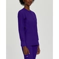 thumbnail image 3 of Landau Veste de Blouse Médicale pour Femmes à 4 Poches : Coupe Classique Décontractée, Col Rond, Boutons Pression devant et Poignets en Tricot 7525, 3 of 6