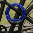 thumbnail image 2 of Dependable Industries 4-Digit Resettable Combination Bicycle Cable Lock, Blue, 2 of 6