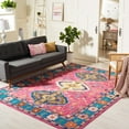 thumbnail image 2 of SAFAVIEH Aspen Noel Tribal Area Rug, Red/Blue, 7' x 7' Square, 2 of 8