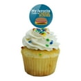 thumbnail image 5 of My Favorite Color is Cheeseburger Cupcake Picks Toppers Decoration Set of 6, 5 of 6