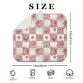 thumbnail image 4 of Pioneer Flower Floral Print Pattern Kitchen Dish Drying Mat 1 Pack, Ultra Absorbent Microfiber Drainer Mat, 16"x18", 4 of 6