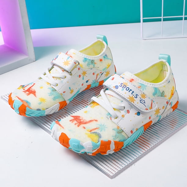 Zapatos acuáticos para niños, zapatillas de buceo transpirables, antideslizantes, de secado rápido para niños y niñas