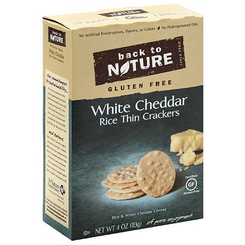 Back To Nature White Cheddar Rice Thin Crackers 4 Oz Pack Of 12 Walmart Com Walmart Com