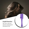 thumbnail image 3 of Linyer Hairdressing Comb with Handle Dual Purpose Double-Sided Multi-purpose Hair Thinner Men Hair-shaving Accessories Barber Trimmer Purple, 3 of 5