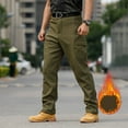 thumbnail image 5 of DODADAWANJ Men's Cargo Sweatpants with Multi Pockets Elastic Waist Sport Pants Big and Tall Open Bottom Running Pants for Hiking Camping Climbing, 5 of 10