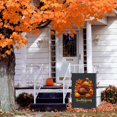 thumbnail image 3 of Thanksgiving Day Garden Flags for Porch Front Door Patio House Farmhouse Deco - Turkey Cute Thanksgiving Day Versatile Hanging Decoration - Thanksgiving Fall House Decor 28x40 Inches, 3 of 6