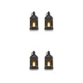 thumbnail image 3 of Transemion 2x Black Stylish And Small Decorative Lanterns For Delightful Home Décor Flickering Candlelight black-2PCS 2Set, 3 of 6