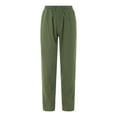 thumbnail image 5 of Liacowi Men's Cual Fhion Pants Solid Color Eltic Waist Outdoor Straight Trousers Comfortable Yoga Pants, 5 of 9