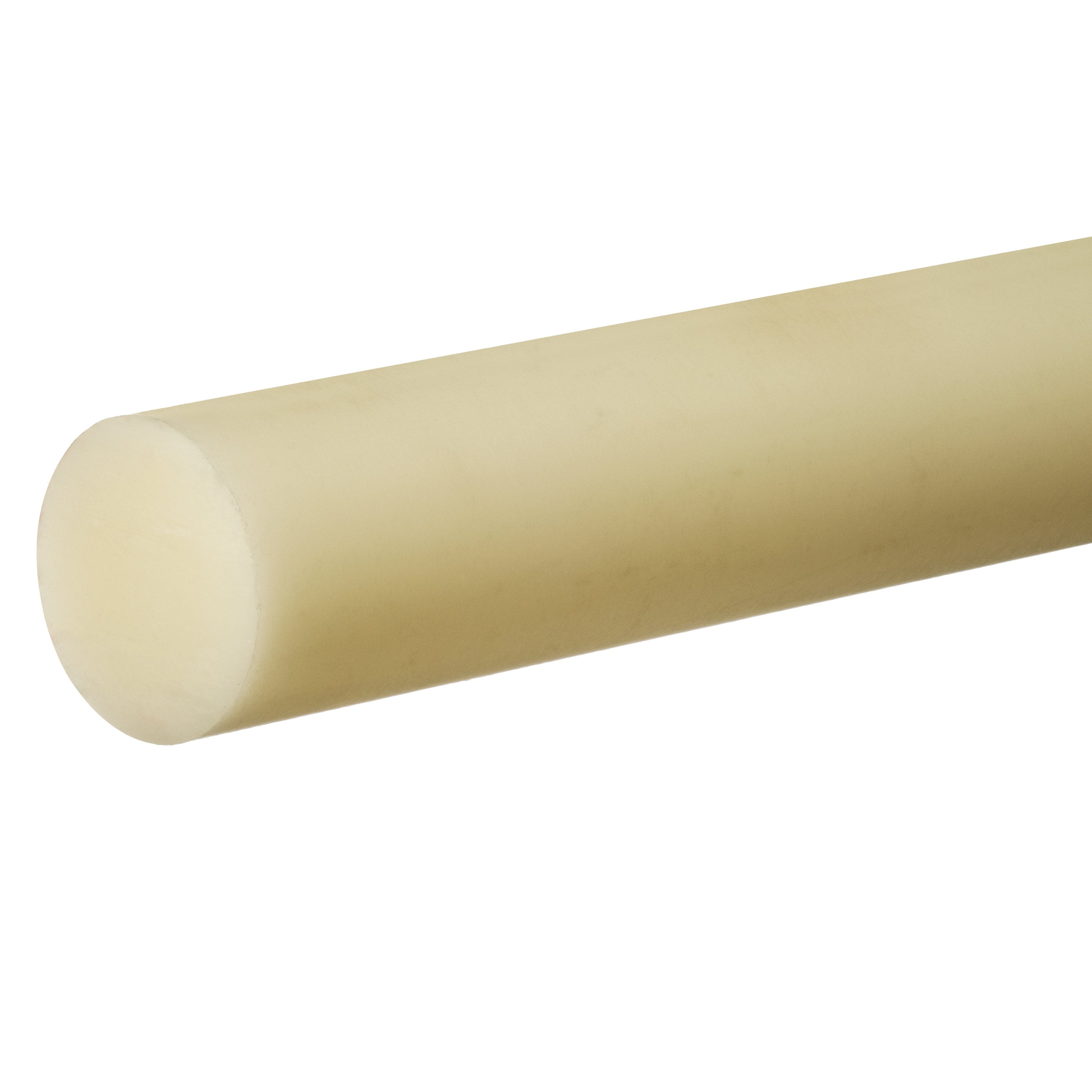 Nylon Plastic Rod 3/8 Diameter x 1 ft Long