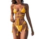 thumbnail image 1 of Gibobby Conjunto de Bañador Sexy Bikini de cintura alta para mujer Bikinis push up Traje de baño estampado Ropa de playa femenina Traje de baño(D,M), 1 of 5
