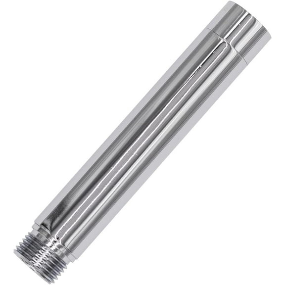Shower Head Extender Arm, 10 inch Shower Head Extension Arm Chrome Finish, Stainless Steel Shower Arm Extension, Straight Hand Shower Head Extender Pipe, Shower Tube Extension