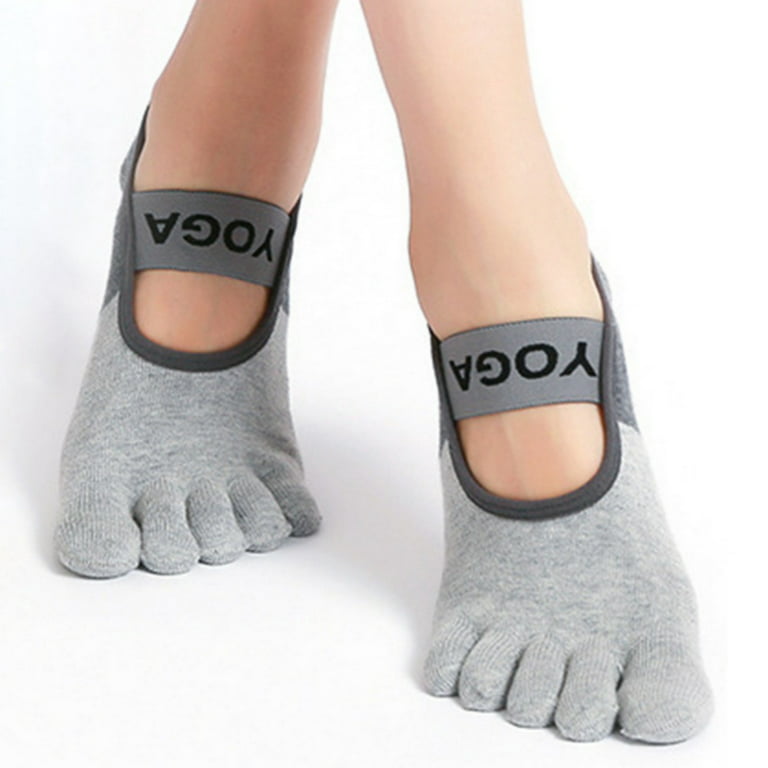  yeuG Grip Socks For Women Non Slip Pilates Socks
