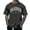 Dark Gray, variant on Shirts For Men Mens Hipster Hop Elong Round Hemline Crewneck T-Shirt,Dark Gray XL