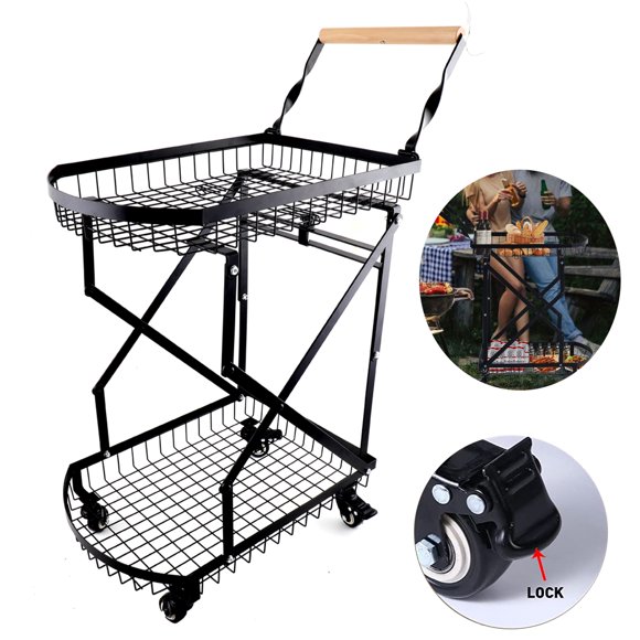 Folding Shelves Wheels